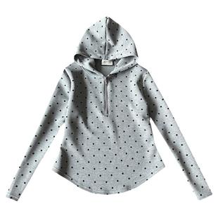 波点大码女装胖mm25年秋冬装新款ins卫衣打底衫显瘦气质外套上衣