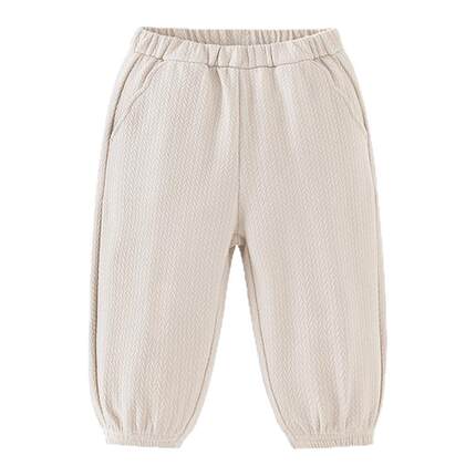 【不勒裤】迷你巴拉女童宝宝长裤春新品不易变形立体提花甜美裤子