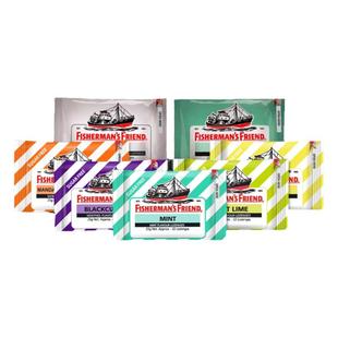 英国进口渔夫之宝润喉糖无糖薄荷糖清凉糖硬糖果非口香糖清新口气