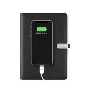 MASTER BEN商务指纹密码锁笔记本子多功能2025新款充电日记本教师节送女老师的礼物定制logo实用纪念礼品套装