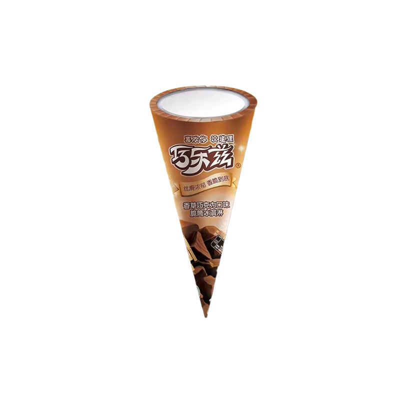 伊利巧乐兹中脆筒草莓乳酪香草抹茶芝士甜筒雪糕冷饮冰淇淋70g5支