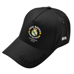 欧冠阿森纳巴萨皇马国米大巴黎队足球迷鸭舌帽子男女防晒帽棒球帽