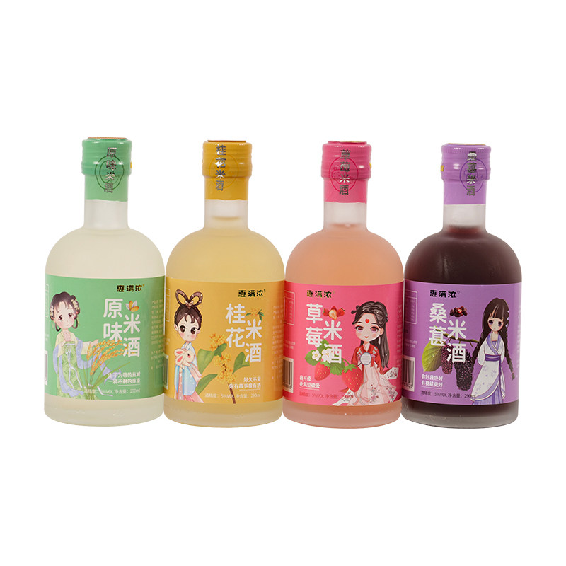 手工酿造花果米酒原味甜米酒