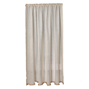 门帘半帘卧室房间空调隔断帘挡风防风帘厨房遮挡帘挂帘穿杆免打孔