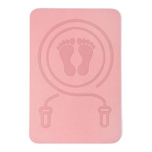 跳绳瑜伽健身垫子室内健身运动tpe家用防滑运动垫家用隔音减震垫L