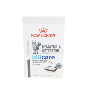 进口皇家blucare血尿自检颗粒猫砂0.04kg魔力蓝泌尿HDB00猫咪尿液