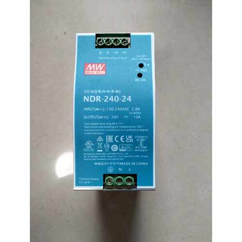 询MEANWELL明纬NDR24024开关电源输入电压