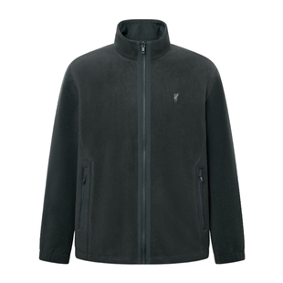 POLOWALK男士立领摇粒绒外套秋冬新款休闲百搭舒适夹克外套