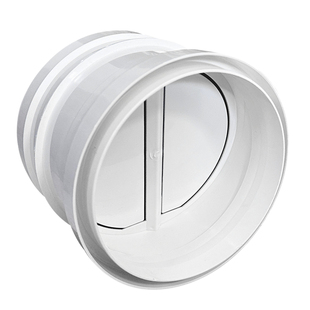 抽油烟机止逆阀160pvc管道止回阀厨房公共烟道180转110变径止逆阀