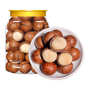 特大颗粒夏威夷果奶油味罐装500g坚果零食干果仁小吃批发解馋年货