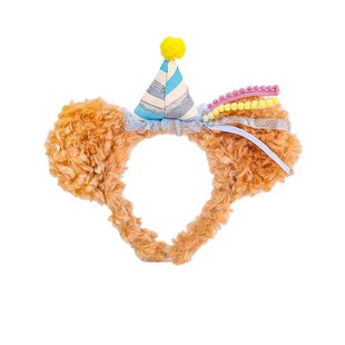 迪士尼发箍达菲甜美可爱生日帽贝儿梦幻游乐园拍照头箍女毛绒头饰