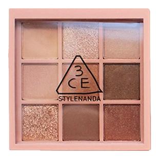 淡颜白开水~3ce眼影dear nude奶茶色深棕大地色九色盘smoother女