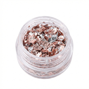 美甲极光欧泊粉特调爆闪超薄偏光梦幻亮片云锦粉雪绒碎片指甲装饰