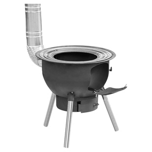 新款柴火灶家用农村柴火炉烧木柴移动灶大锅台户外野营炉具子地锅