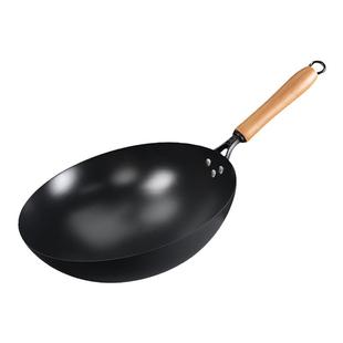 邓家刀不粘锅炒锅家用女士超轻炒菜锅陶瓷0氟涂层精铁锅气灶专用