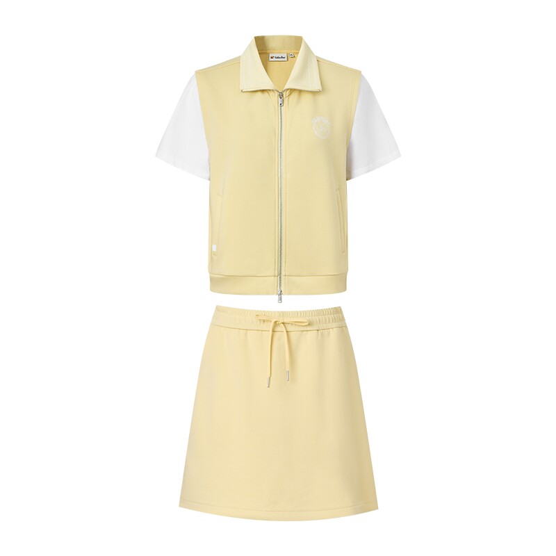 【春夏新品】GOLDEN BEAR/金熊女装2026休闲套头卫衣半裙套装