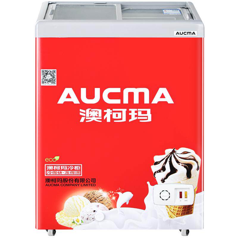 澳柯玛雪糕柜冷冻柜玻璃可视化