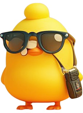 可爱卡通鸡办公室工位打工人发疯