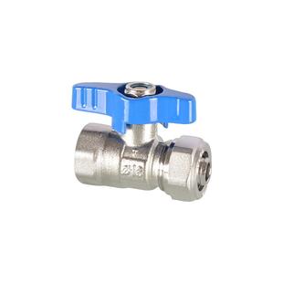 铝塑管阀门1216/1418/1620/2025/2632转4分6分1寸内外丝黄铜球阀