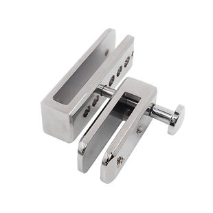 免打孔浴室玻璃门锁推拉门厕所卫生间玻璃插销锁淋浴房隔断门锁扣