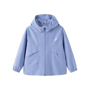 【商场同款】ASICS/亚瑟士儿童2025秋季女童三防梭织便服防风透湿
