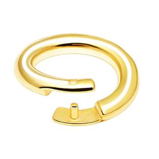 s925纯银活卡扣银圈圆圈开口扣吊坠挂件扣手链项链活扣狼牙连接扣