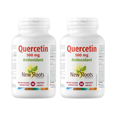 【2瓶周期装】Newroots纯槲皮素胶囊加拿大进口正品养肺护肺90粒