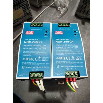【请询价】正品明纬NDR24024导轨电源输入100240VA