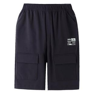 【商场同款】安奈儿男童装裤子纯棉夏新款时尚休闲运动裤AB326695