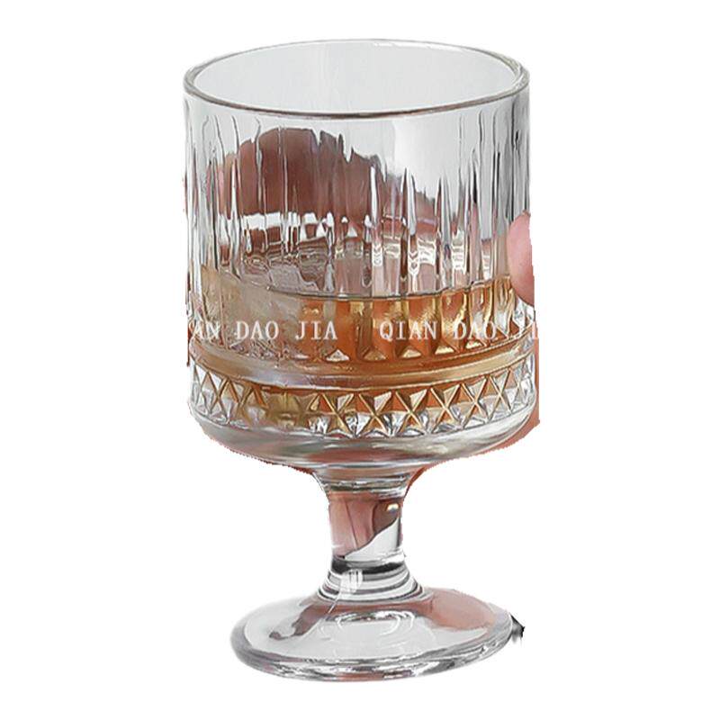钱道嘉玻璃商用小清新否高脚杯
