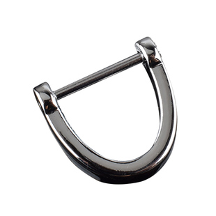 汽车钥匙扣配件金属马蹄扣防丢男女摩托车马磴扣D形链环圈挂配件