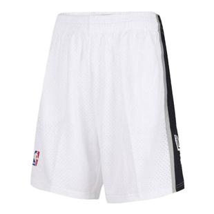 MN马刺队邓肯98-99赛季球裤美式复古撞色球迷版正品运动短裤男NBA