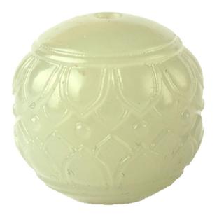 高端和田玉单珠莲花散珠鸭蛋青玉石多宝金刚手串diy配件文玩配珠