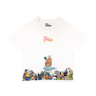 pss潘粤明同款弥勒佛限量版T恤