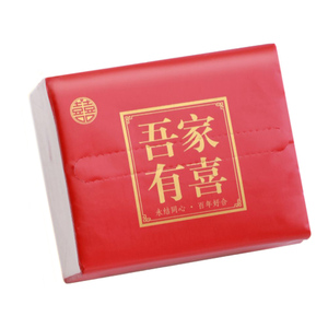 结婚婚礼家用婚宴纸巾抽纸喜庆