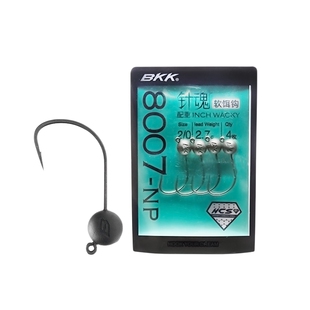24款BKK黑金刚针魂8007-NP配重wacky钩虫饵假饵钩倒钓钩黑坑倒钓