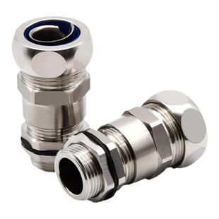 金属软管专用格兰头304不锈钢波纹管电缆防水管接头M20PG36锁头