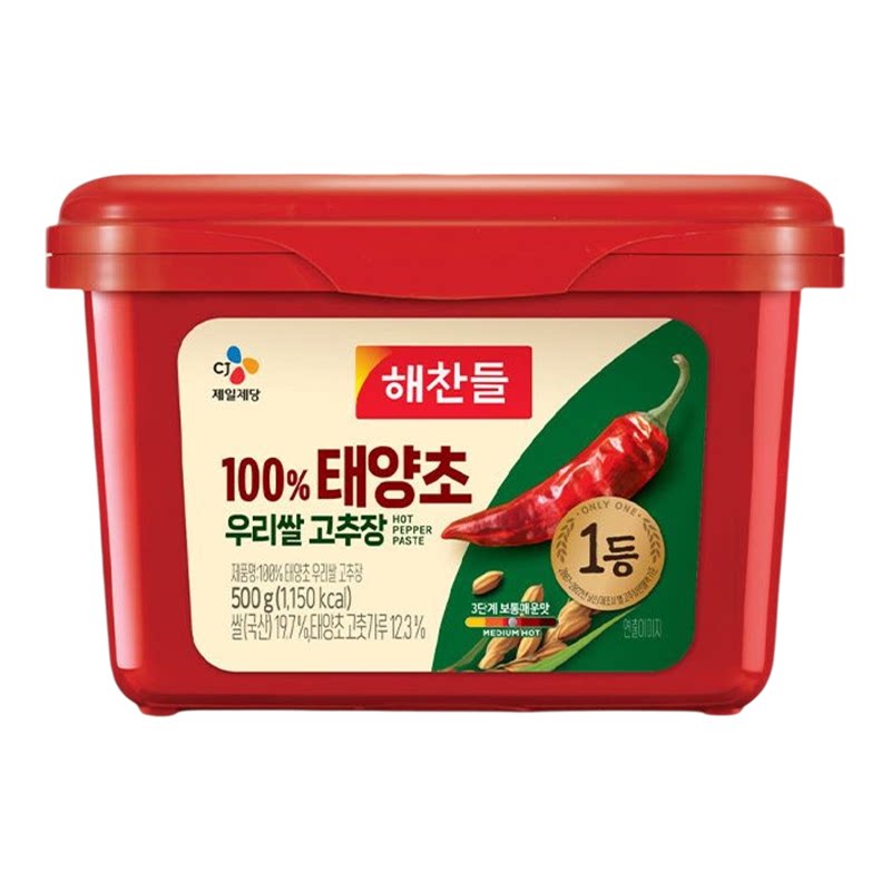 CJ-Haechandle 韩国传统辣酱500g腌肉酱汁烧肉汁韩式风味料理酱料