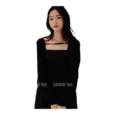 ENJOYME纯色针织衫开衫