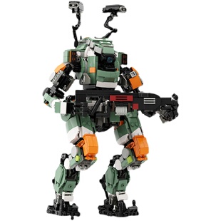 SETbricks泰坦陨落2Apex周边先锋级BT7274小颗粒拼装积木机甲玩具
