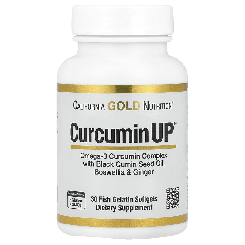 California Gold Nutrition,Curcumin UP，90 粒明胶软凝胶