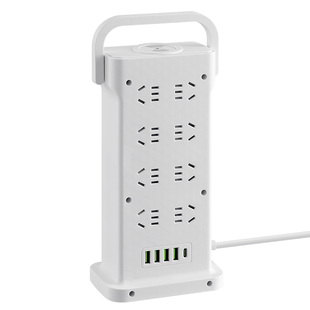 纯铜牛款多功能手提塔形插座USB插排延长线插线板长线手机无线充