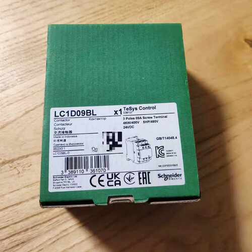议价施耐德电气进口LC1D交流接触器直流线圈LC1D09BL全新原装正品