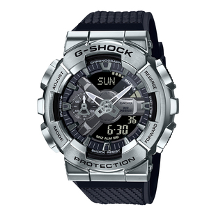 卡西欧手表男士G-SHOCKS小钢炮系列正品黑金防水GM-110b运动男表