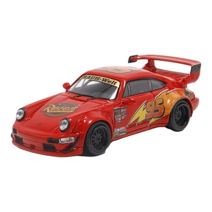 CC 1:64 保时捷964 992 GT3 RS 马自达MX5 A90 闪电麦昆 合金车模