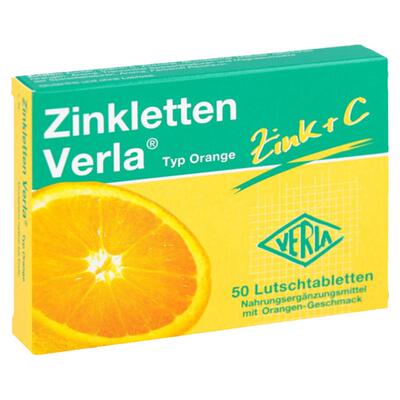 德国Zinkletten Verla宝宝婴幼儿童补锌VC咀嚼片开胃提高免疫食欲