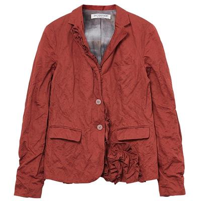 exception例外女装抽褶花边西装