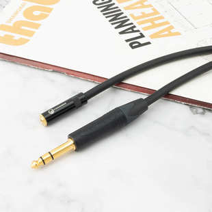 莫伽米2549 6.35公对3.5母6.5mm转3.5发烧级音频线转接转接延长线