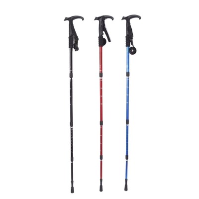 升级旅游必备户外登山杖爬山登山防滑老人拐杖伸缩爬山铝合金手杖