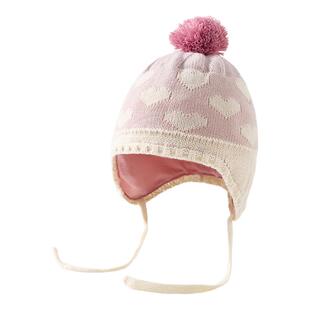 童泰宝宝帽子秋冬季儿童针织帽男童女童外出护耳帽可爱百搭防风帽